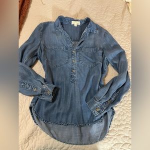 Anthropologie Chambray Shirt